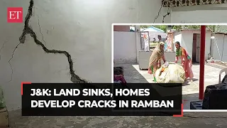 J&K: Ramban faces double blow; houses damaged by sinking land after torrential rains