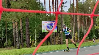 Чемпионат России по летнему биатлону в Чайковском. Мужчины. Спринт 10 км. Biathlon in Tchaikovsky.