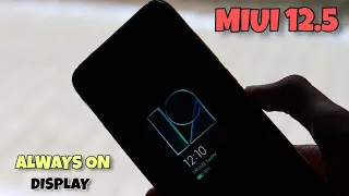 ENABLE OFFICIAL MIUI 12.5 Always On Display REDMI NOTE 7/7S | 1000+ New Aod Themes 🔥🔥
