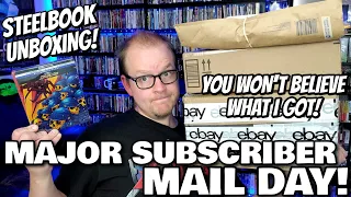 MAJOR SUBSCRIBER MAIL DAY AND STEELBOOK UNBOXING!