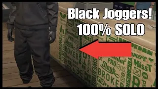 *SOLO* HOW TO GET BLACK JOGGERS ON GTA 5 ONLINE! AFTER PATCH 1.48 (Christmas Mask Required)