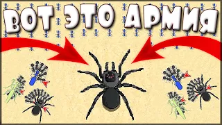 Моя АРМИЯ МУРАВЬЕВ взяла в рабство *БОГОМОЛОВ* и *ПАУКОВ* ▶ Pocket Ants: Симулятор Колонии