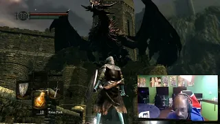 Snoop Dogg fights a Dragon in Dark Souls and instantly regret it | Snoop Dogg rage quit Dark Souls!!