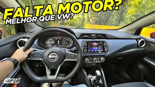 TEST DRIVE NOVO NISSAN VERSA ADVANCE 2024 SURPREENDE NO CONFORTO E CONSUMO, MAS O MOTOR...