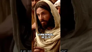 La vraie richesse…Luc 21, 1-4 #jesus #christ #film #evangile #chretien #dieu #foi #ange