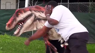 Dinosaur In Real Life Prank