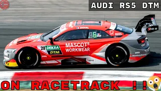 2019 Audi RS5 DTM Turbo Engine – on RaceTrack