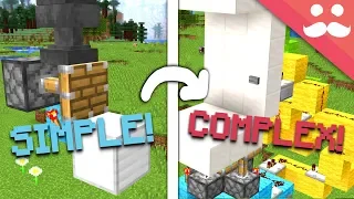 Making SIMPLE Redstone Builds COMPLICATED! #3