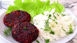 What to Cook in Fasting? Beet Cutlets with Prunes