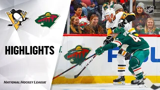 NHL Highlights | Penguins @ Wild 10/12/19