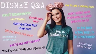 DISNEY Q&A | Height Requirements, Accent Training, Villain Roles and more!