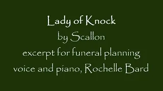 Lady of Knock by Dana Scallon. Excerpt for funeral planning.