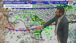 Rain and a couple of fronts move into the Coastal Bend this weekend