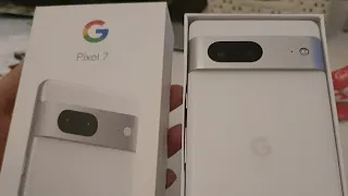 New! Google pixel 7 unboxing ASMR || super satisfying || crystal white |2.0