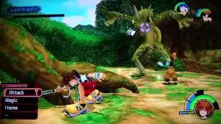 Kingdom Hearts 1.5 - Vs. Clayton & Stealth Sneak, Deep Jungle End - KHFM