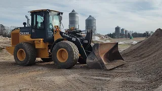 Loading And Hauling Crushed Concrete