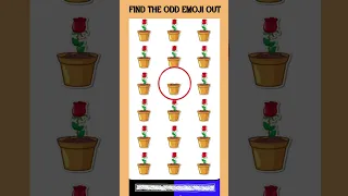 HOW GOOD ARE YOUR EYES | Find The Odd Emoji Out | Find The Difference puzzle 🧩 Quiz Game #shorts