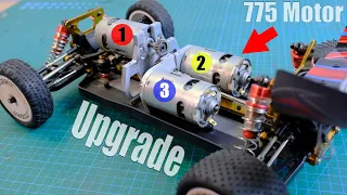 How to upgrade Wltoys 104001 with 3 775 Engines?