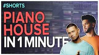 PIANO HOUSE in 1 MINUTE 🔥 #Shorts