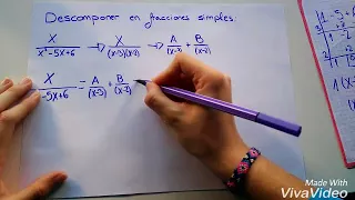 Descomponer en fracciones algebraicas simples Laura
