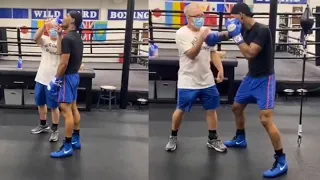 ELVIS RODRIGUEZ LEARNING TRICKS OF THE TRADE FROM LEGENDARY TRAINER FREDDIE ROACH