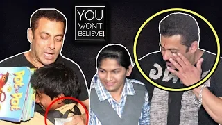 Salman Khan Helping Poor And Special Children | Being Human Deeds Of Bollywood's BHAIJAAN