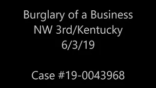 Business Burglary 19-0043968