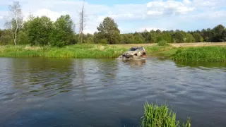 Jeep rzeka piaseczno