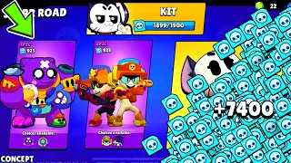 😱 MEGA RARE ACCOUNT IS HERE!??✅🎁|BRAWL STARS NEW RECORD FREE GIFTS😍🥳