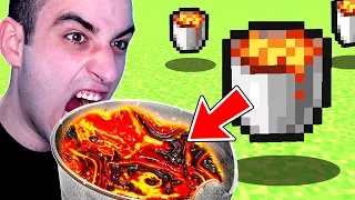 PROBAMOS COMIDA de MINECRAFT en la VIDA REAL 😱