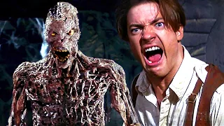 Brendan Fraser urla e spara alla Mummia