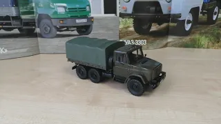 Обзор модели Зил-4334, масштаб 1:43, "Deagostini".