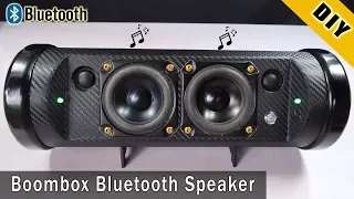 How To Make Boombox Bluetooth Speaker From Pipe Plastic