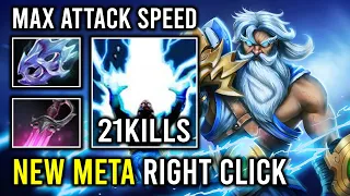NEW META Right Click Moon Shard + Khanda Unlimited Lightning Hands Max Attack Speed Zeus Dota 2