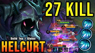 27 Kills!! New Helcurt One Shot Build, Shutdown All Enemies!! - Build Top 1 Global Helcurt ~ MLBB