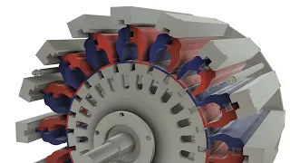 Electric motor with high efficiency with minimal heat loss