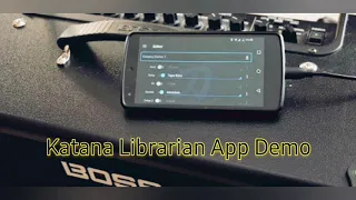 Boss Katana Librarian App Demo