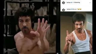 Tarkan, efsane dövüş ustası Bruce Lee oldu