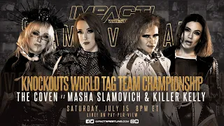 The Coven vs Masha Slamovich & Killer Kelly Knockouts World Tag Team Championship Slammiversary 2023