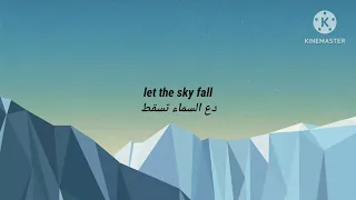 Adele - Skyfall ( lyrics video) مترجمة للعربية #adele #skyfall