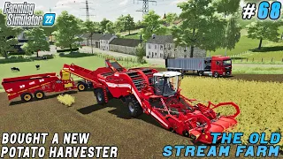 Buying many vehicles & equipment, harvesting potatoes | The Old Stream Farm | FS 22 | Timelapse #68