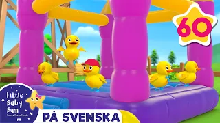 5 Ankor På En Buss | Little Baby Bum - Svenska | Svenska tecknade serier för barn | Barnvisor