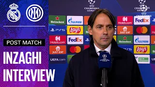 REAL MADRID 2-0 INTER | SIMONE INZAGHI EXCLUSIVE INTERVIEW [SUB ENG] 🎙️⚫🔵