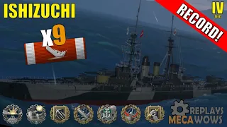 RECORD! Ishizuchi 9 Kills & 190k Damage | World of Warships Gameplay