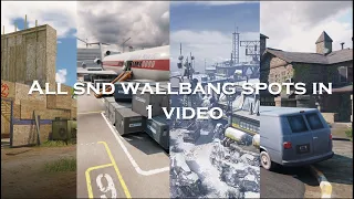 All SnD Wallbang Spots in 1 Video