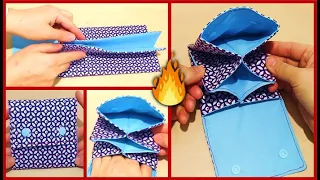 DIY Simple Coin Purse / Free! Easy Mini Pouch / Amazing Sewing Project / Wallet, 100% Profitable