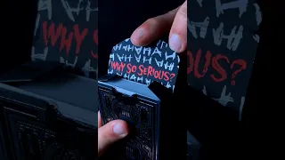 Batman Dark Knight Playing Cards 🦇 #playingcards #batman #asmr #cardistry #dc