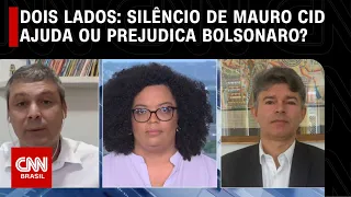 Dois Lados: Silêncio de Mauro Cid ajuda ou prejudica Bolsonaro? | LIVE CNN