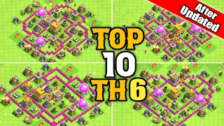 New Exclusive TH6 BASE WAR/TROPHY Base Link 2023 (Top10) Clash of Clans - Town Hall 6 Trophy