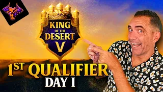 KOTD5 QUALIFIER ONE - DAY ONE - AMAZING START #ageofempires2